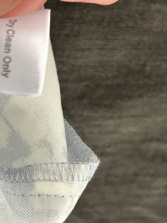 NWT Tuckernuck Blue Fog Pleated Liza Dress Floral XXL Tencel Lightweight Spring - Picture 9 of 11